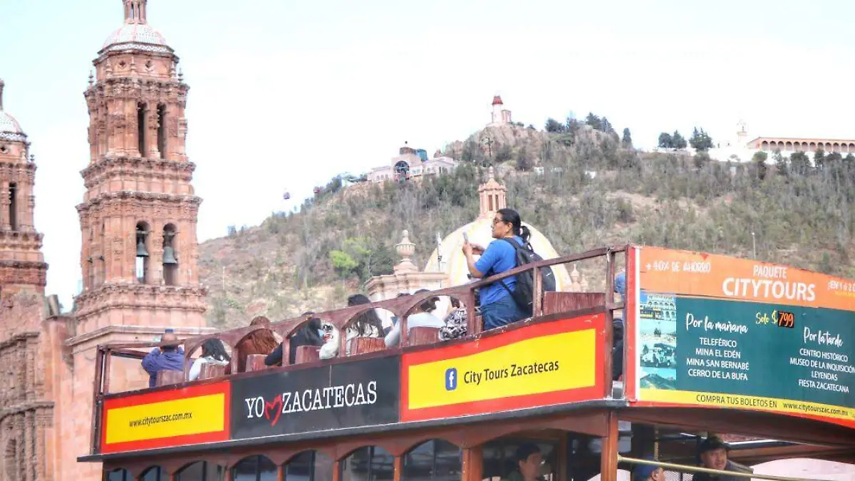 Turistas en Zacatecas